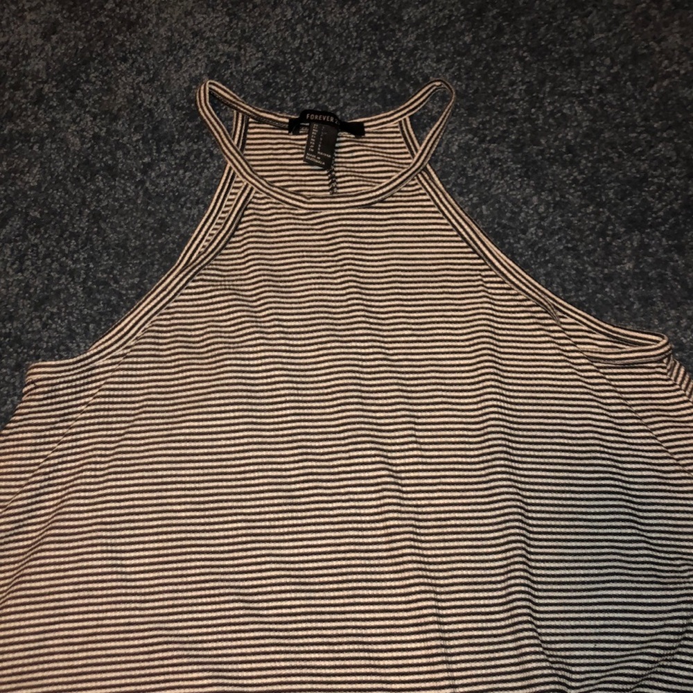 Forever 21 halter stripped tank